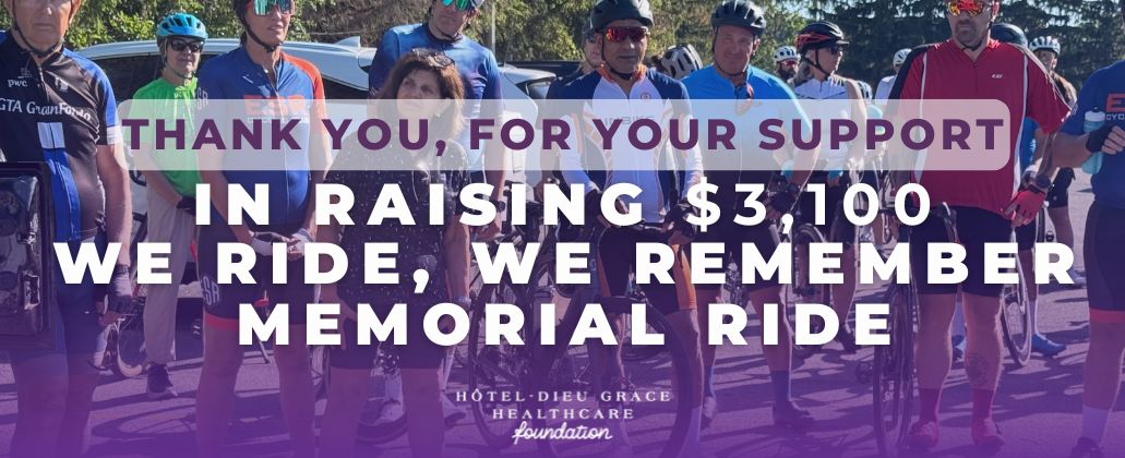 We ride...We Remember Memorial Bike Ride